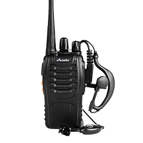 Rechargeable Long Range 2-Way Walkie Talkies 16 Channels 3 Pack - Black Variation