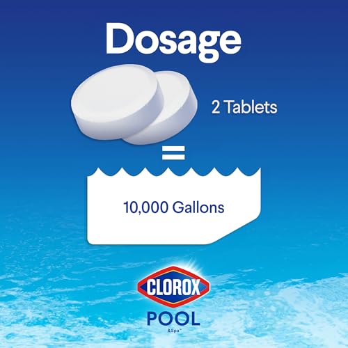 Pool & Spa Chlorine Tablets 5 lb - Kills Bacteria & Stops Algae, Individually Wrapped