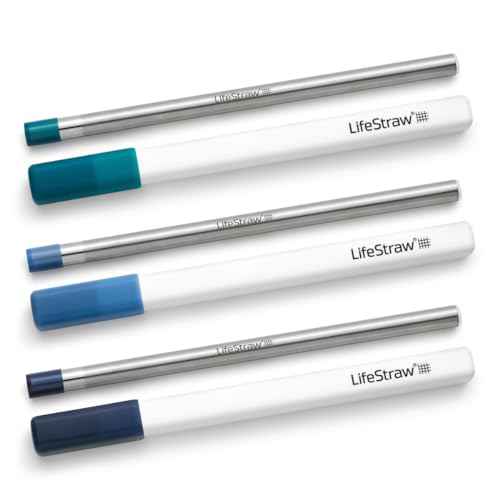 LifeStraw Sip ? Reusable Stainless Steel Water Filter Drinking Straw