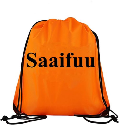 Saaifuu Set of 12 (1-12) Numbered Pinnies/Scrimmage Vest/Team Practice Jerseys for Children Youth Adult(Orange L)