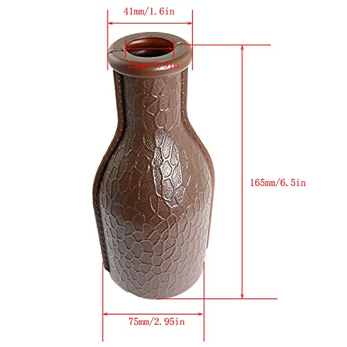Billiard Shaker Bottle with 16 Red and White Tally Peas for Pool & Snooker