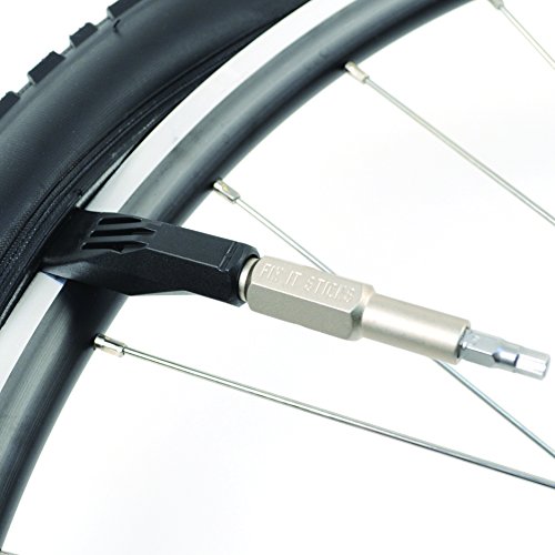Mountain Bike Tool Kit ? Includes Set of Replaceable Fix It Sticks and Bracket, Two Tire Levers, 8 Bits and Chain Breaker in a Small Black Carry Case with Room for Other Essentials by Fix It Sticks
