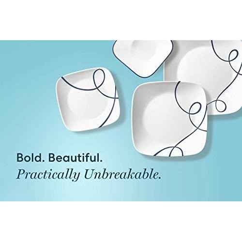 Corelle Chip Resistant Appetizer Plates, 6-Piece, Lia