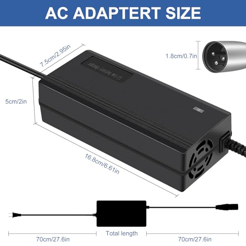 24V 2A Electric Scooter and Wheelchair Charger XLR Power Supply