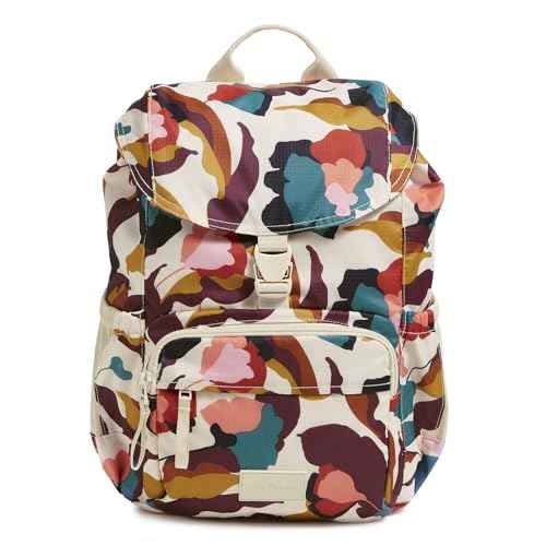 Vera Bradley Ripstop Campus Daytripper Backpack, Immersed Blooms Jewel