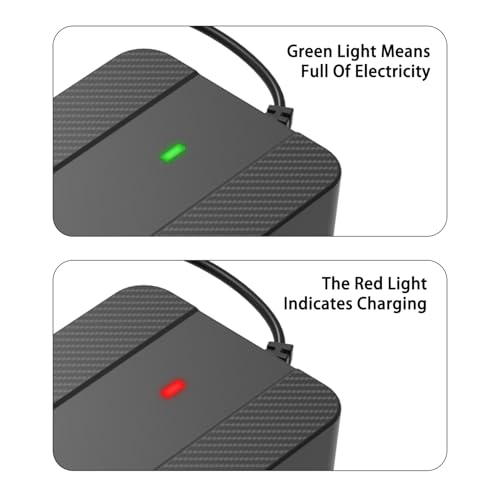54.6V 2A Electric Bike Charger Fast Charger for 48V 13S Lithium Batteries - Universal 7-in-1 Scooter & Hoverboard Plug