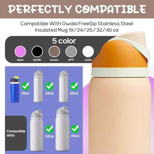 Replacement Button Compatible with Owala FreeSip 19/24/32/40oz,Water Bottle Lid Switch Replacement with Springs and Tiny Screw Driver