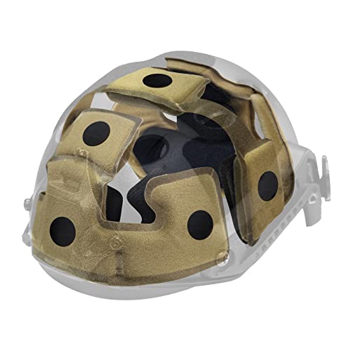Tactical Helmet Pads - Khaki Universal Replacement Foam Inserts for ACH, MICH Helmets