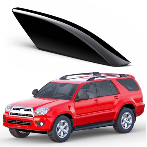 Black Front Right Roof Rack End Cap for Toyota 4Runner 2003-2009 - Passenger Side