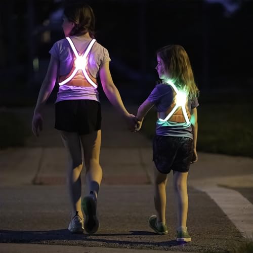 Child Reflective Safety Vest - Small, Durable, Highly Adjustable for Biking & Outdoor Play