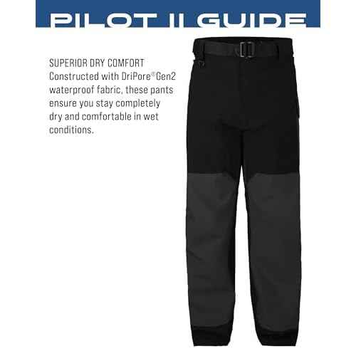FROGG TOGGS Men's Pilot II Guide Waterproof Breathable Rain Pant
