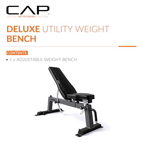 CAP Barbell Deluxe Utility Weight Bench Color Series