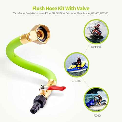 PWC WaveRunner/Sport Jet Boat Flush Fitting Kit Compatiable For Yamaha