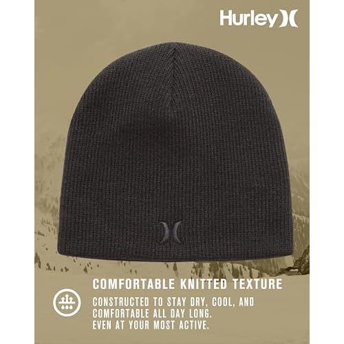 Hurley Men's Winter Hat - Classic Icon Beanie