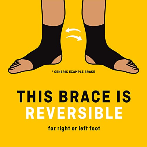 Adjustable Ankle Support Brace - Moderate Compression for Injury Recovery & Prevention, Fits Left or Right - Pack of 1