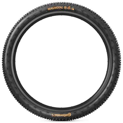 Continental Magnotal 29x2.40 Tubeless Ready Mountain Bike Tire | 1 Pack, Fast & Grippy On Mixed & Loose Terrain, E25 Electric Bike Rated, Folding ? Soft Compound, Trail Casing, Black/Transparent