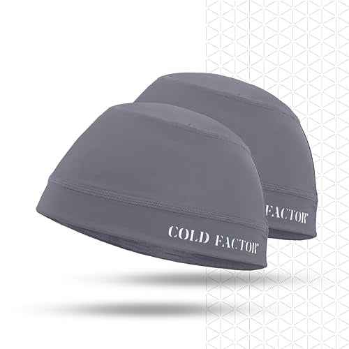 COLD FACTOR Instant Cooling Skull Cap & Helmet Liner 2 Pack | UPF 50+, Lite Chemical-Free Evaporative Cooling, Lasts 2+ Hours