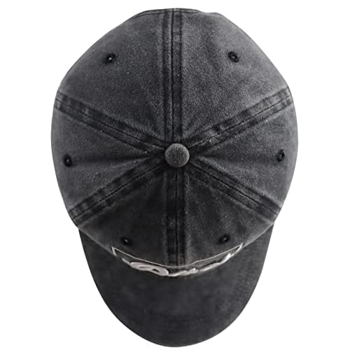 SHANVANKE Funny Dad Est 2025 Hat for Men, Adjustable Cotton 3D Embroidered Daddy Baseball Cap