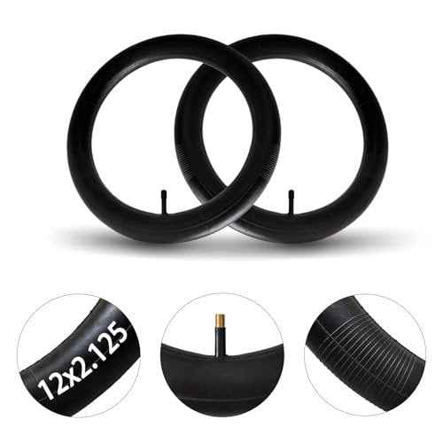 2-Pack Bike Tubes 12x1.75/1.95/2.125 Inner Tube 12 x 1.75 12 x 1.95 12x2.125 Bike Tire Tube