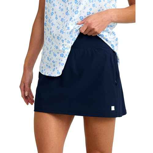 HUK Womens Tide Point Performance Skort +30 UPF Sun Protection Skirt