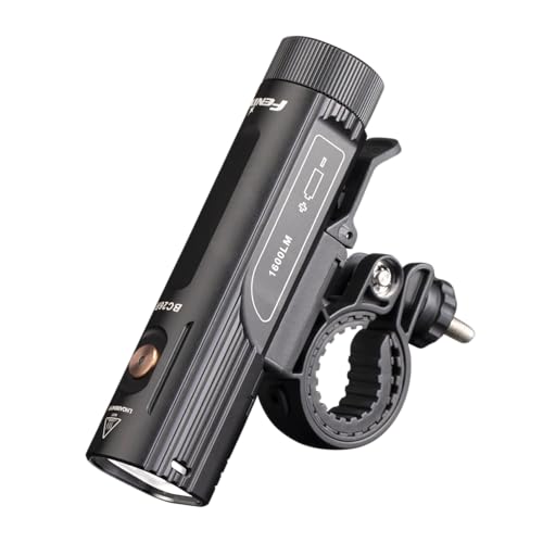 Fenix BC26R USB-C Rechargeable Bike Light,1600 Lumens Super Bright with LumenTac Organizer