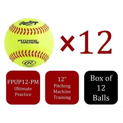 Rawlings | Ultimate Practice Softballs | For Use in Pitching Machines | 11" & 12" Options | 12 Count