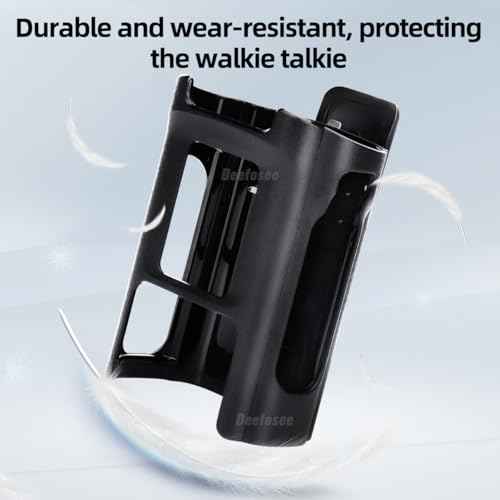 BAOFENG DM32/UV32 Radio Holster, Walkie Talkie Belt Holder Case UV-32 Belt Holder For DM32 UV32 Walkie Talkie Holder Duty Belt Accessories Portable Travel Camping Storage