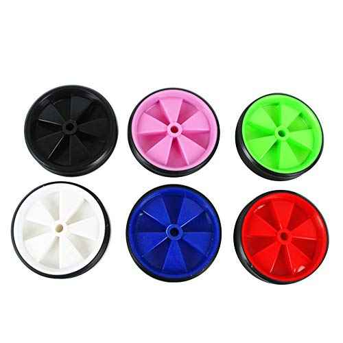Pink Bicycle Training Wheels for Kids - 1 Pair Cycling Support Wheels, Low Noise Rubber Bike Assist Wheel Stabilisers
