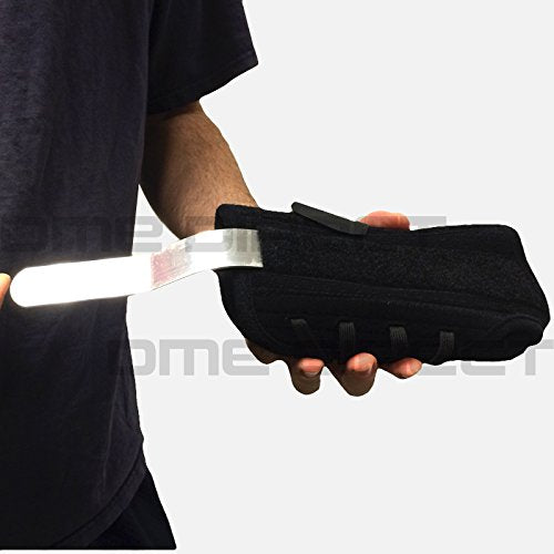 Wrist Support Brace for Right Hand, Orthopedic Felt Immobilizer 4.5"–9.5"