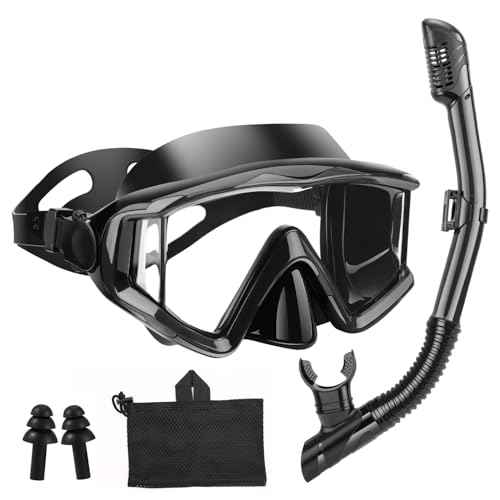 Snorkeling Gear Snorkel mask Scuba Set Scuba Diving mask Snorkeling Gear Swimming Goggles Snorkeling Set Swim Dive mask