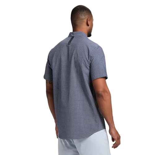 Beretta Men's Hovis Flex Performance UPF 50+ Sun Protection Outdoor Short Sleeve Button-Down Shirt with Hidden Chest Pockets