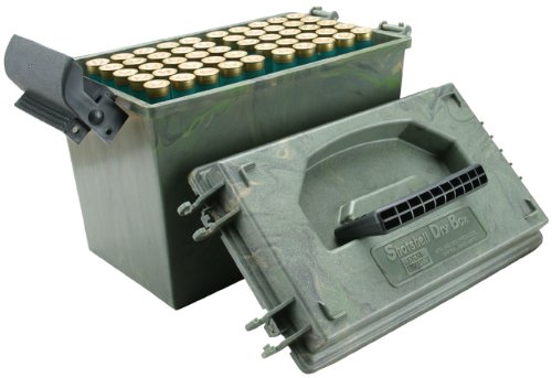 100-Round 20 Gauge Shotshell Dry Box with Water-Resistant Seal - Camo