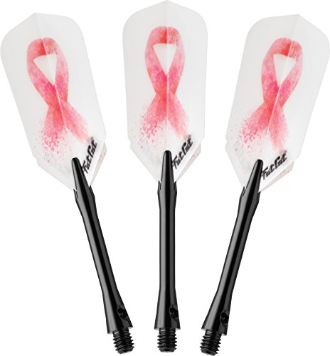 Soft Tip Darts Set with Case - 16g Pink Support Breast Cancer Awareness