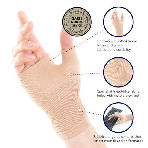 Neo-G Large Beige Wrist and Thumb Support Brace for Arthritis & Joint Pain