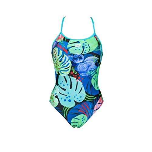 ARENA Women's Print Accelerate Back MaxLife One Piece Athletic Training Swimsuit