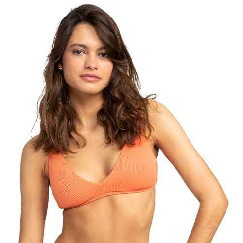 Roxy Women's Bralette Bikini Adjustable Swim Top, Quick-Dry, UPF 50+, Pool, Surf, Resort Wear