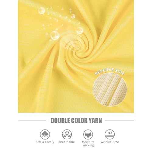 Zengjo Athletic Shirts for Men Quick Dry Short Sleeve Running Workout Gym T-Shirts Moisture Wicking Crewneck Tee