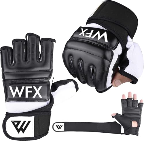 Large Black Boxing Gloves for MMA Karate Kickboxing Training