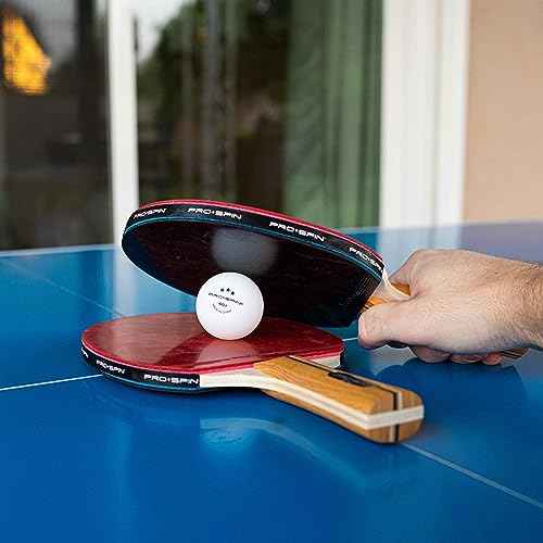 PRO SPIN Ping Pong Balls - 3-Star Premium White Table Tennis Balls | High-Performance 40+ ABS Professional Quality | Ultimate Durability for Indoor & Outdoor Ping Pong Tables