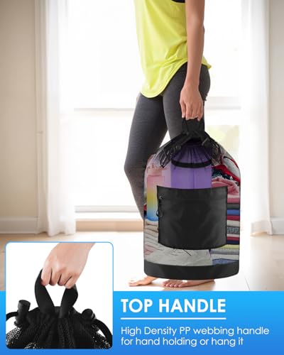 Black 23x35 Inch Soccer Ball Bag with Double Shoulder Straps and Large Capacity