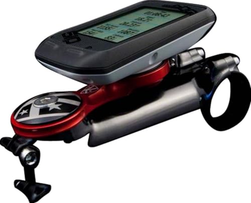 K-Edge Bicycle Computer Mount for Wahoo & Garmin - Black, Compatible with 0° to Negative Stem Angles