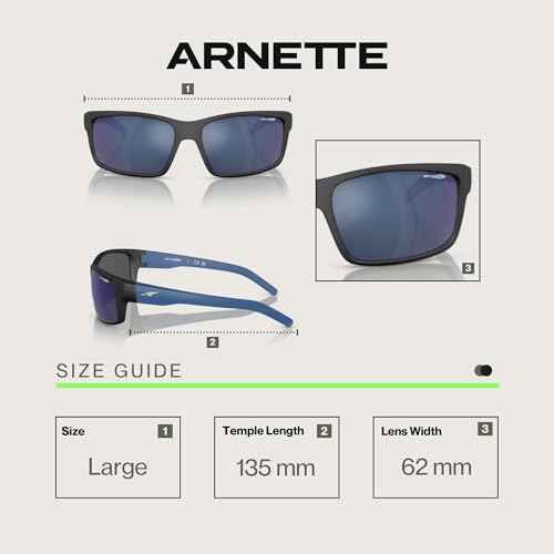 ARNETTE AN4202 Rectangle Sunglasses for Men +BUNDLE with ACCESSORY EYEWEAR KIT