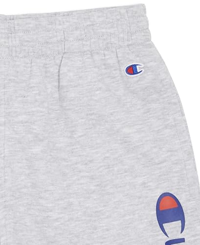 X-Large Champion Boys Fleece Shorts 2-Pack Grey Heather-Black