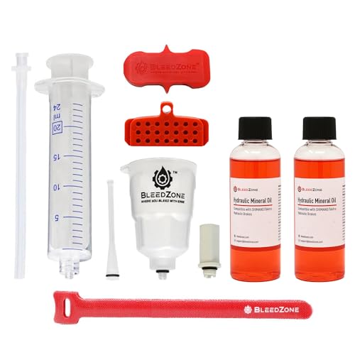 Hydraulic Brake Bleed Kit with Mineral Oil for Shimano 4 Piston Road MTB