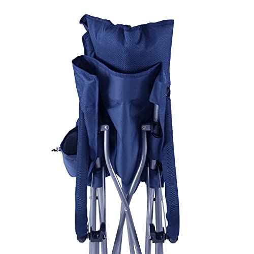 Picnic TIME PT-XL Heavy Duty Camping Chair, XL Beach Chair, 400 lb Capacity Camp Chair