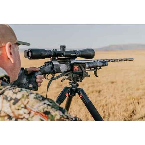 BOG Deathgrip Tripod with Durable Frame, Lightweight, Stable Design, Bubble Level, Adjustable Legs, Shooting Rest, and Hands-Free Operation for Hunting, Shooting, and Outdoors
