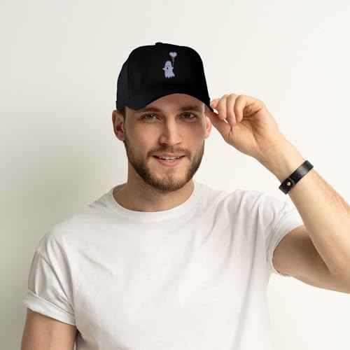 Embroidered Baseball Cap for Women Men Adjustable Baseball Hat Black Baseball Cap Trucker Hat