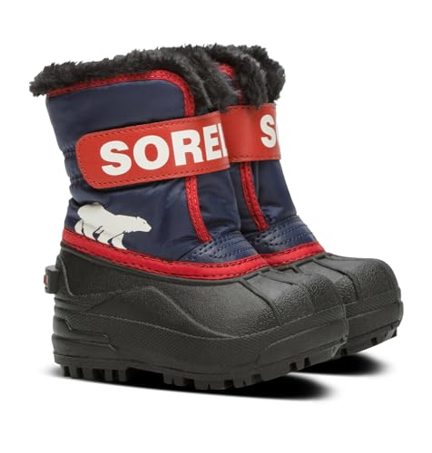 Youth Snow Commander Snow Boots - Red, Size 6 Toddler Winter Shoes