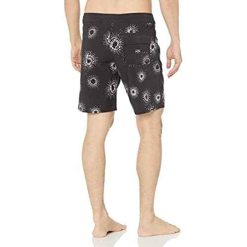 Billabong Men's Standard Sundays Pro Boardshort, 4-Way Performance Stretch, 19 Inch Outseam, Black 1, 29