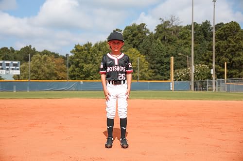 Youth Baseball Pants Large White Royal Piped Short Baseball Pants - Mizuno